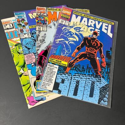 LOT 34: Four Assorted Comics - Marvel Age & More