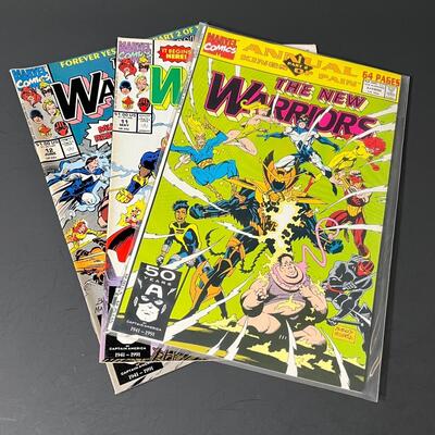 LOT 40 Marvel's New Warriors Comic Books (3)