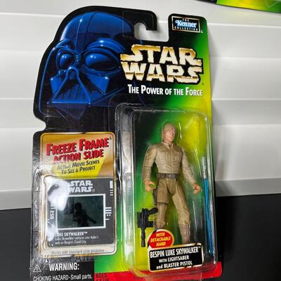 LOT 46: Star Wars Action Figures - Empire Strikes Back Power of the Force (6)