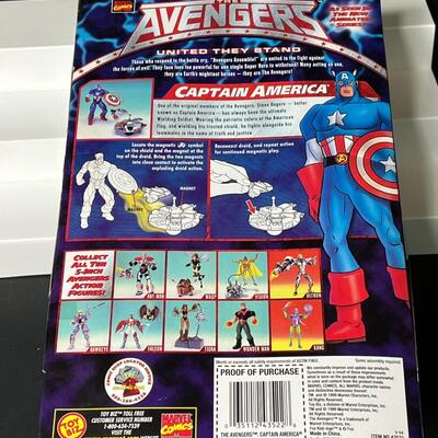 LOT 61: Marvel Captain America Figures New Old Stock - 1990s