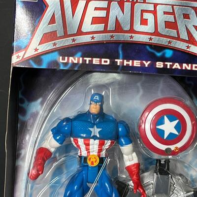 LOT 61: Marvel Captain America Figures New Old Stock - 1990s