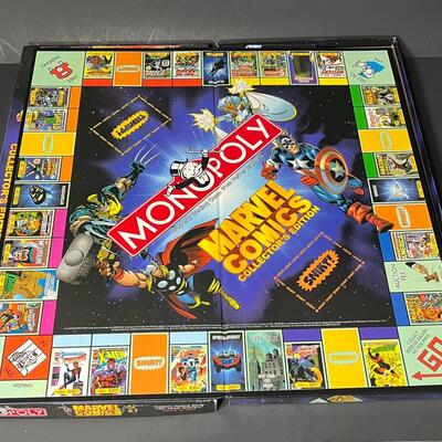 LOT 64: Marvel Comics Games, Toys & Collectibles - Monopoly & More
