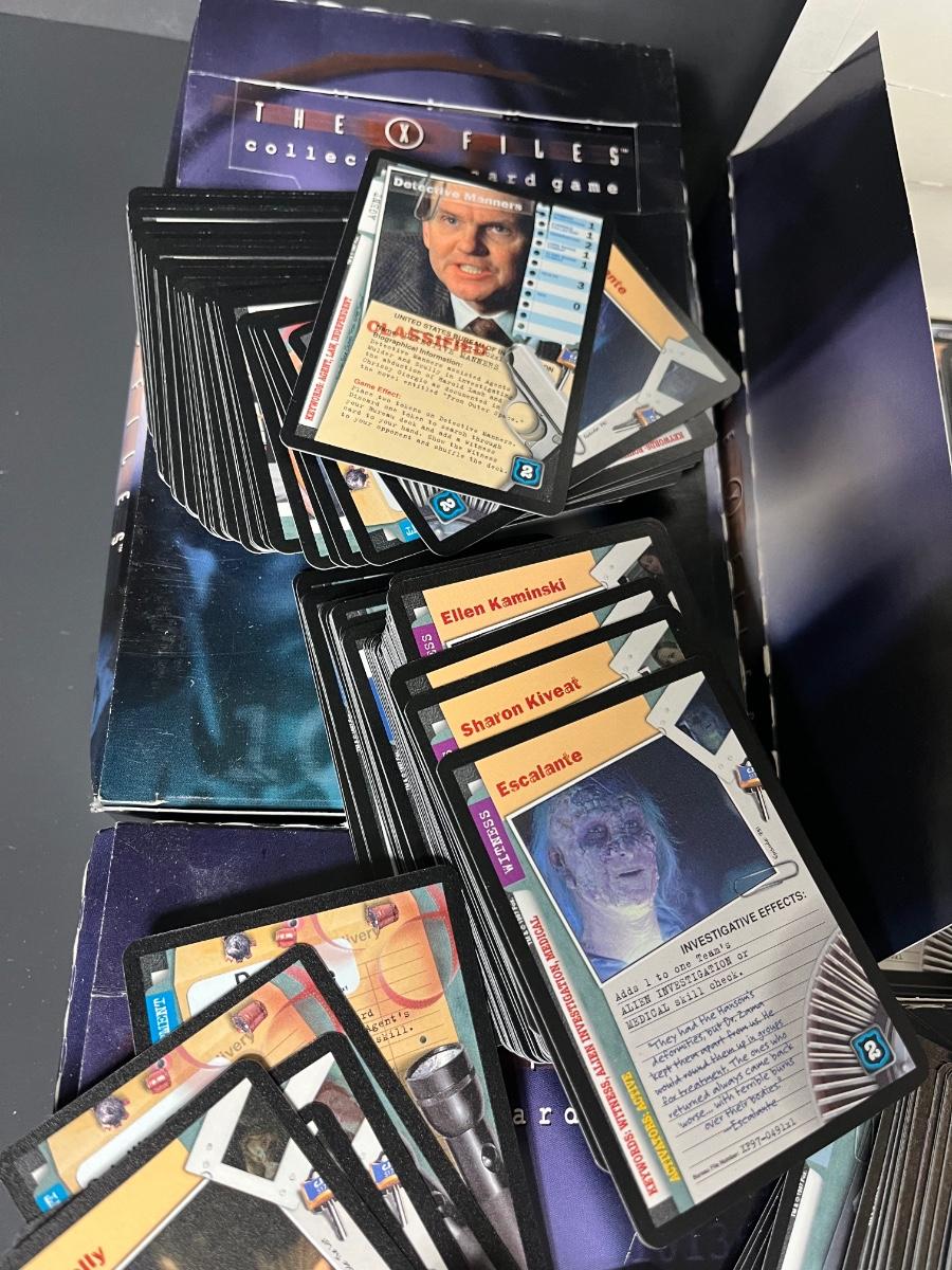 LOT 66 XFiles Cards Collectible Card Game and Movie Cards
