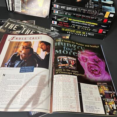 LOT 68: Big Lot of X-Files Books & Magazines