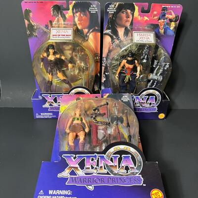 LOT 69: Three Xena Warrior Princess 6" Action Figures
