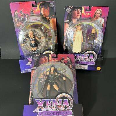 LOT 70: Xena Warrior Princess Action Figures (3) - 6"