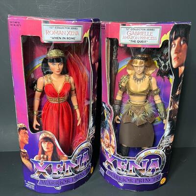 LOT 71: Two Xena 12" Dolls by Toy Biz - "When in Rome" & Gabrielle "The Quest"
