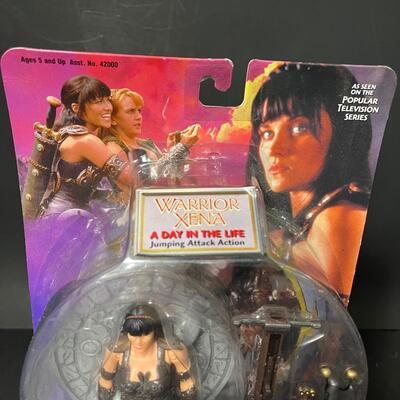 LOT 72: Lot of 3 Xena 6" Action Figures by Toy Biz