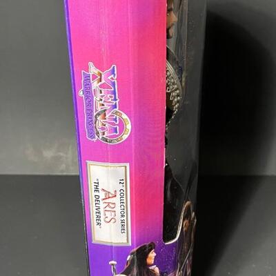 LOT 73: Xena Warrior Princess 12" Dolls (2) - Xena "Armageddon" and Ares "The Deliverer"