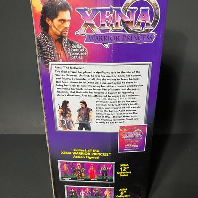 LOT 73: Xena Warrior Princess 12" Dolls (2) - Xena "Armageddon" and Ares "The Deliverer"