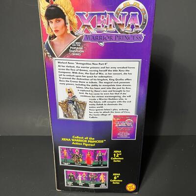 LOT 73: Xena Warrior Princess 12" Dolls (2) - Xena "Armageddon" and Ares "The Deliverer"