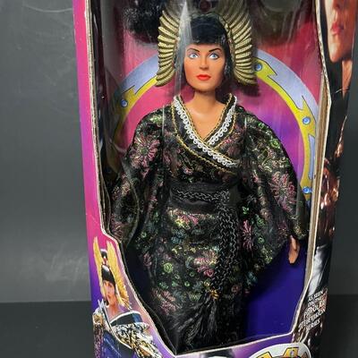 LOT 73: Xena Warrior Princess 12" Dolls (2) - Xena "Armageddon" and Ares "The Deliverer"