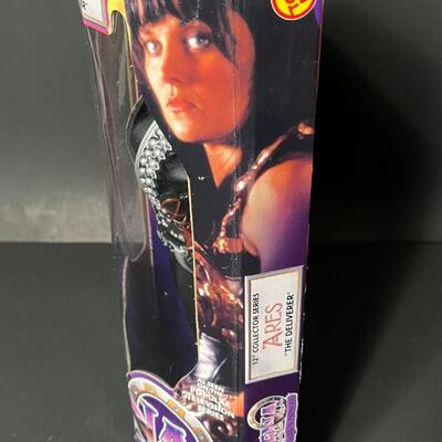 LOT 73: Xena Warrior Princess 12" Dolls (2) - Xena "Armageddon" and Ares "The Deliverer"