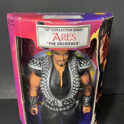 LOT 73: Xena Warrior Princess 12" Dolls (2) - Xena "Armageddon" and Ares "The Deliverer"