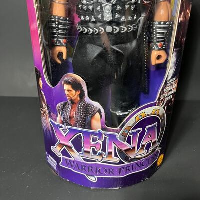 LOT 73: Xena Warrior Princess 12" Dolls (2) - Xena "Armageddon" and Ares "The Deliverer"