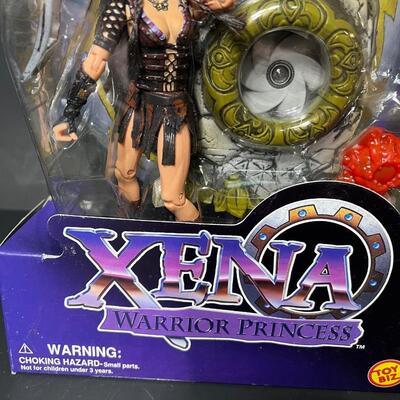 LOT 74: Two 6" Xena Warrior Princess Action Figures