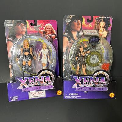 LOT 74: Two 6" Xena Warrior Princess Action Figures