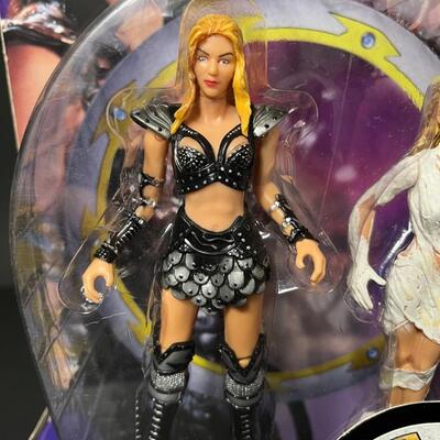 LOT 74: Two 6" Xena Warrior Princess Action Figures