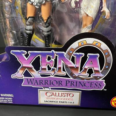 LOT 74: Two 6" Xena Warrior Princess Action Figures