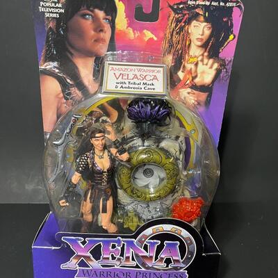 LOT 74: Two 6" Xena Warrior Princess Action Figures