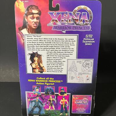 LOT 74: Two 6" Xena Warrior Princess Action Figures