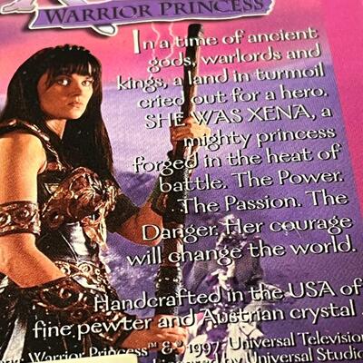 LOT 75: Big Lot of Xena Memorabilia - DVDs, VHS, Jewelry, Posters & More