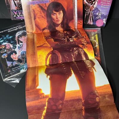LOT 76: Big Lot of Xena Warrior Princess Books & Magazines