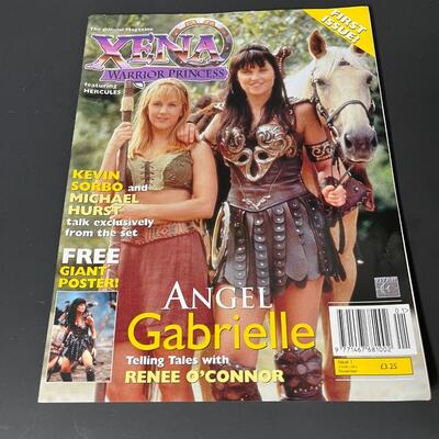 LOT 76: Big Lot of Xena Warrior Princess Books & Magazines