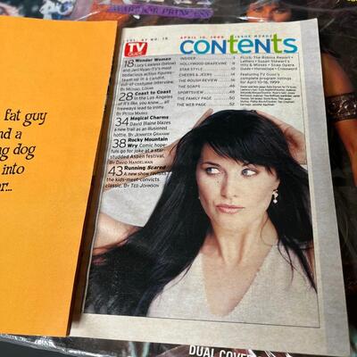 LOT 76: Big Lot of Xena Warrior Princess Books & Magazines