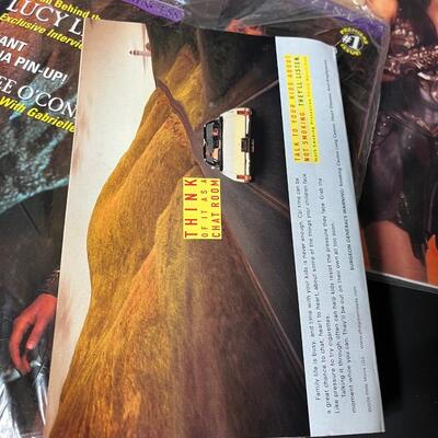 LOT 76: Big Lot of Xena Warrior Princess Books & Magazines