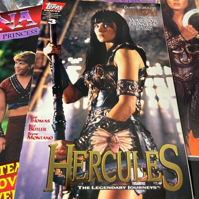 LOT 76: Big Lot of Xena Warrior Princess Books & Magazines