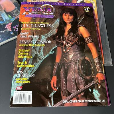 LOT 76: Big Lot of Xena Warrior Princess Books & Magazines