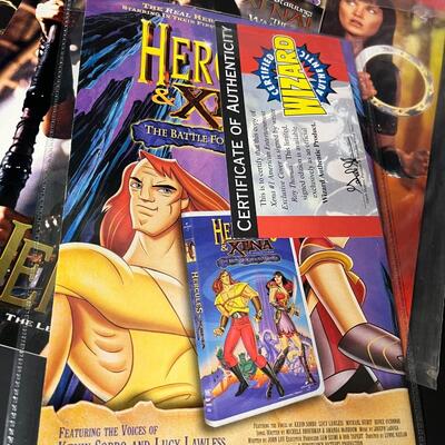 LOT 76: Big Lot of Xena Warrior Princess Books & Magazines