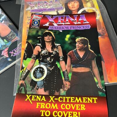 LOT 76: Big Lot of Xena Warrior Princess Books & Magazines