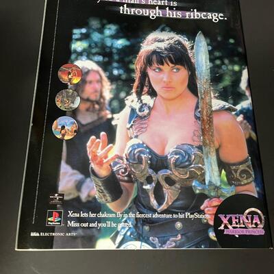 LOT 76: Big Lot of Xena Warrior Princess Books & Magazines