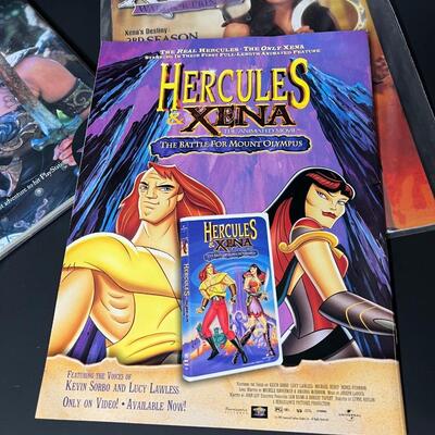 LOT 76: Big Lot of Xena Warrior Princess Books & Magazines