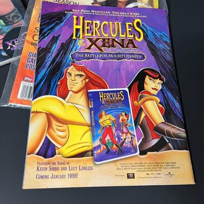 LOT 76: Big Lot of Xena Warrior Princess Books & Magazines