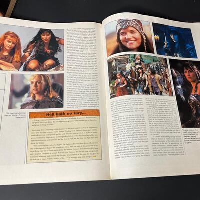 LOT 76: Big Lot of Xena Warrior Princess Books & Magazines