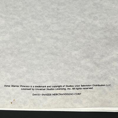 LOT 77: Xena Memorabilia Lot - Show Script, Photos & More