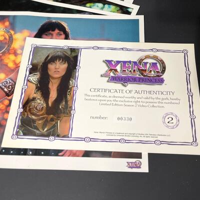 LOT 77: Xena Memorabilia Lot - Show Script, Photos & More