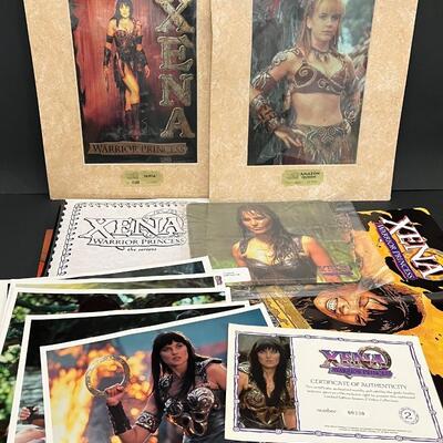 LOT 77: Xena Memorabilia Lot - Show Script, Photos & More