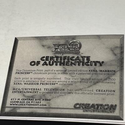 LOT 77: Xena Memorabilia Lot - Show Script, Photos & More