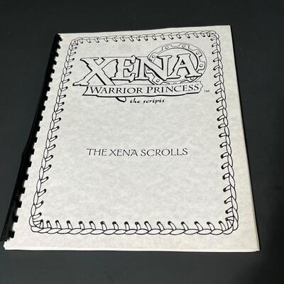 LOT 77: Xena Memorabilia Lot - Show Script, Photos & More