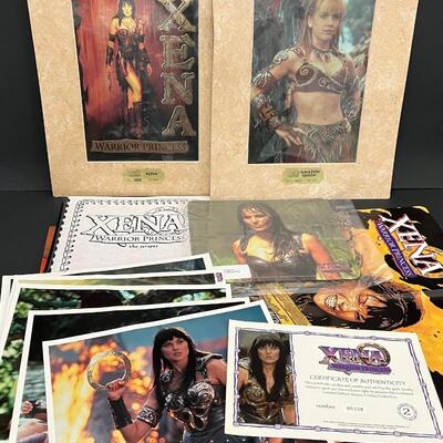 LOT 77: Xena Memorabilia Lot - Show Script, Photos & More