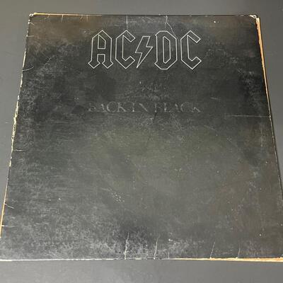 LOT 81: Four AC/DC Vinyl Records - Back In Black & More