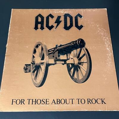 LOT 81: Four AC/DC Vinyl Records - Back In Black & More