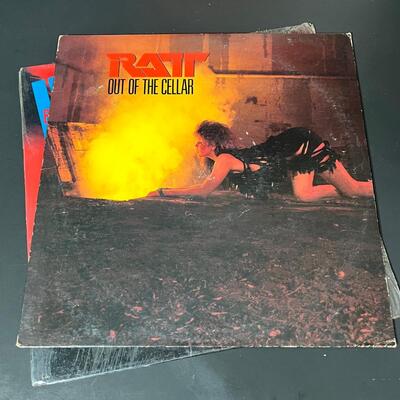 LOT 82: Vinyl Rock Records - Van Halen (2), Billy Idol, Ratt, Judas Priest