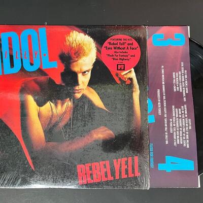 LOT 82: Vinyl Rock Records - Van Halen (2), Billy Idol, Ratt, Judas Priest