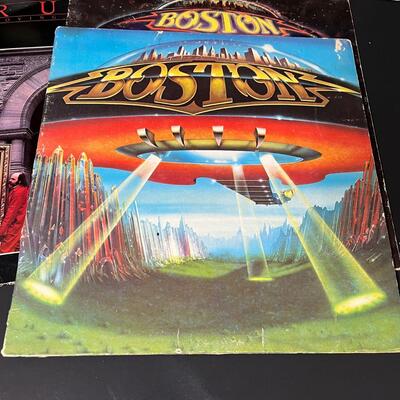 LOT 85: Rush, Yes, Styx, Boston & Journey - Vintage Vinyl Records
