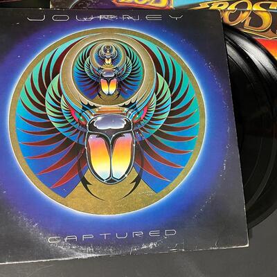 LOT 85: Rush, Yes, Styx, Boston & Journey - Vintage Vinyl Records